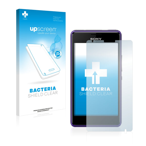 upscreen Bacteria Shield Clear Premium Antibacterial Screen Protector for Sony Xperia E1 D2004 / D2005