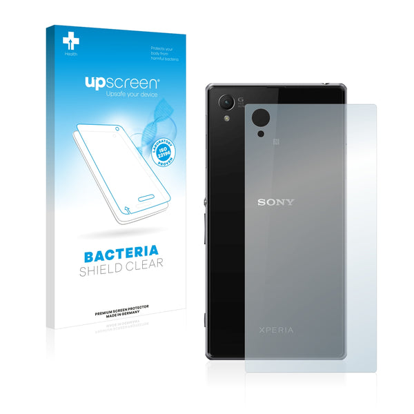 upscreen Bacteria Shield Clear Premium Antibacterial Screen Protector for Sony Xperia Z1 C6902 (Back)