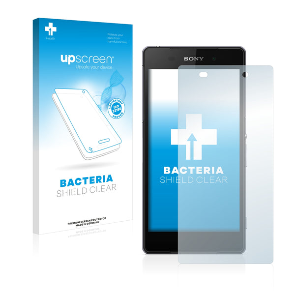 upscreen Bacteria Shield Clear Premium Antibacterial Screen Protector for Sony Xperia Sirius D6503