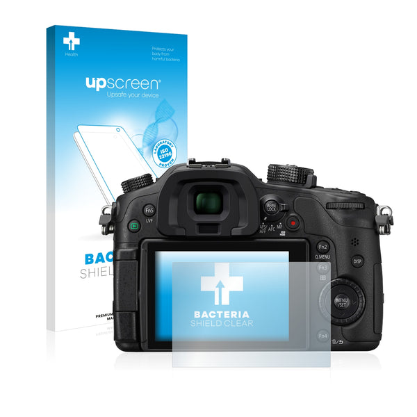 upscreen Bacteria Shield Clear Premium Antibacterial Screen Protector for Panasonic Lumix DMC-GH4