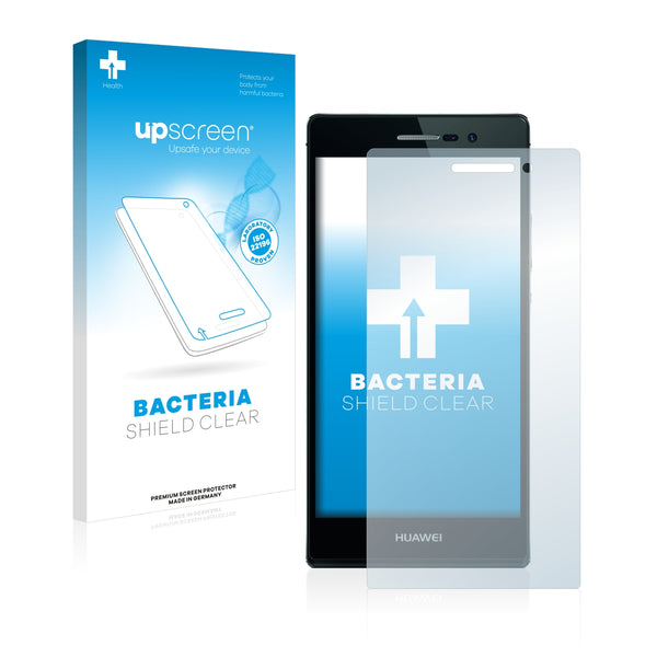 upscreen Bacteria Shield Clear Premium Antibacterial Screen Protector for Huawei Ascend P7