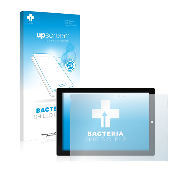 upscreen Bacteria Shield Clear Premium Antibacterial Screen Protector for Microsoft Surface Pro 3