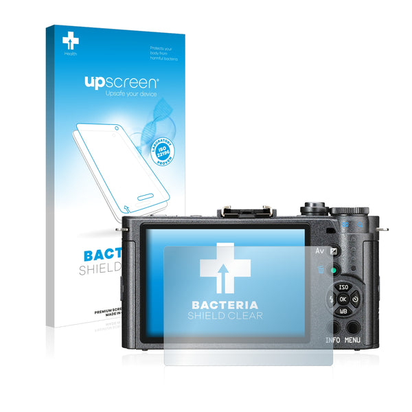 upscreen Bacteria Shield Clear Premium Antibacterial Screen Protector for Pentax Q-S1