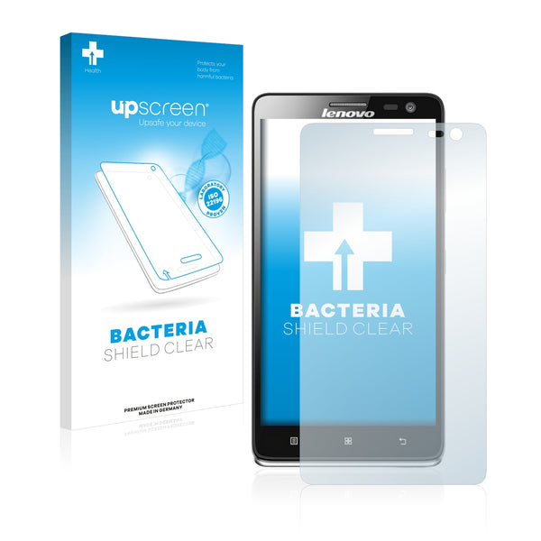 upscreen Bacteria Shield Clear Premium Antibacterial Screen Protector for Lenovo S856