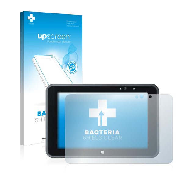 upscreen Bacteria Shield Clear Premium Antibacterial Screen Protector for Wortmann Terra Mobile Pad 700 Industry Pad 885