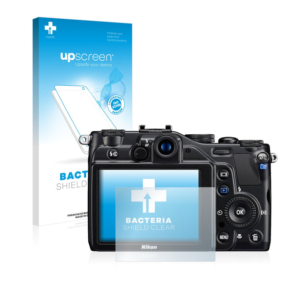 upscreen Bacteria Shield Clear Premium Antibacterial Screen Protector for Nikon Coolpix S7000
