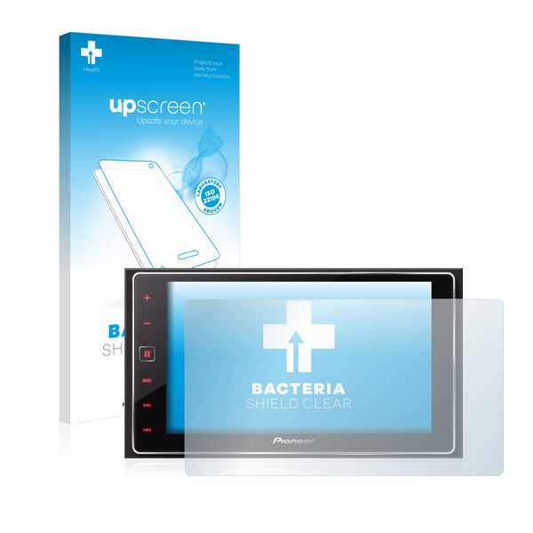 upscreen Bacteria Shield Clear Premium Antibacterial Screen Protector for Pioneer SPH-DA120