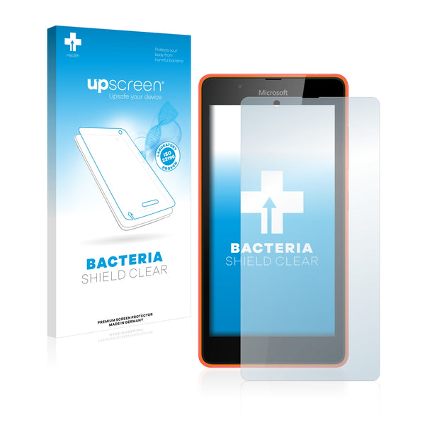 upscreen Bacteria Shield Clear Premium Antibacterial Screen Protector for Microsoft Lumia 540