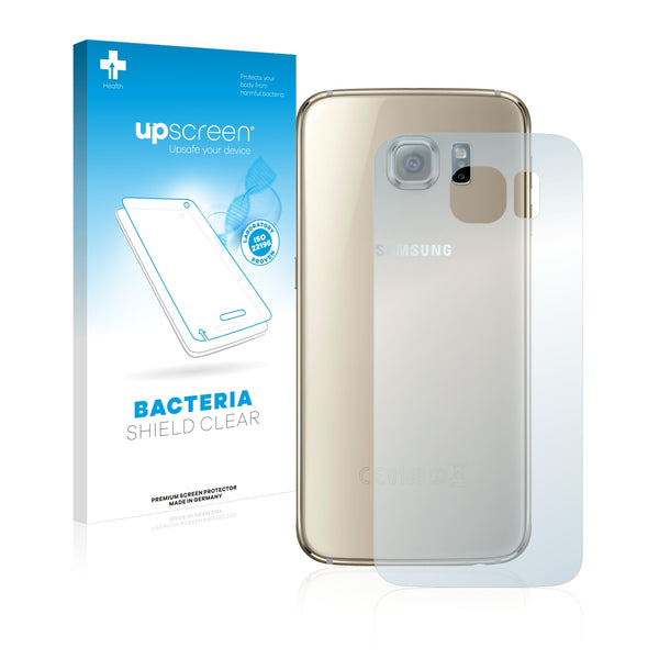 upscreen Bacteria Shield Clear Premium Antibacterial Screen Protector for Samsung SM-G920F (Back)