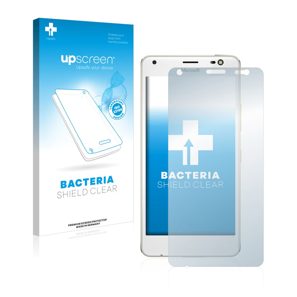 upscreen Bacteria Shield Clear Premium Antibacterial Screen Protector for Microsoft Lumia 850