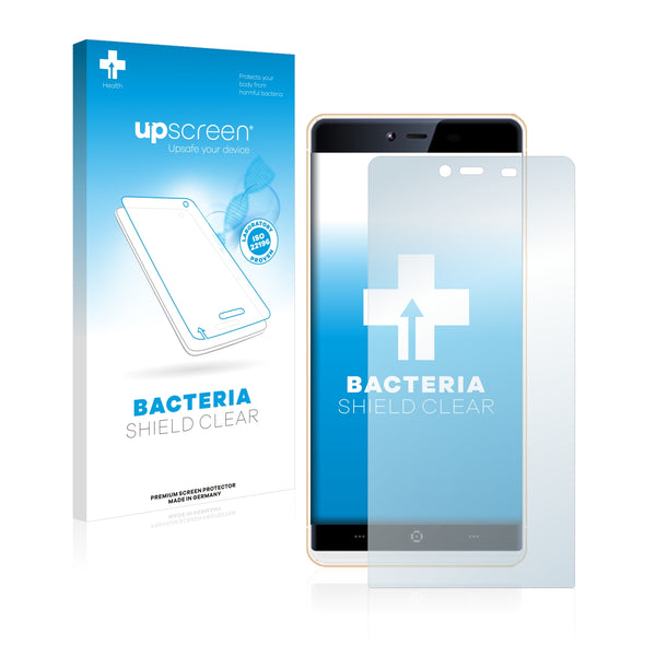 upscreen Bacteria Shield Clear Premium Antibacterial Screen Protector for KingZone K2
