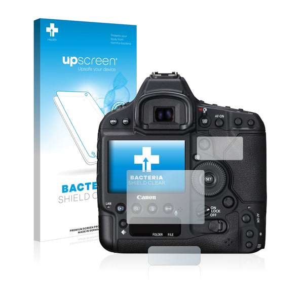 upscreen Bacteria Shield Clear Premium Antibacterial Screen Protector for Canon EOS 1D X Mark II