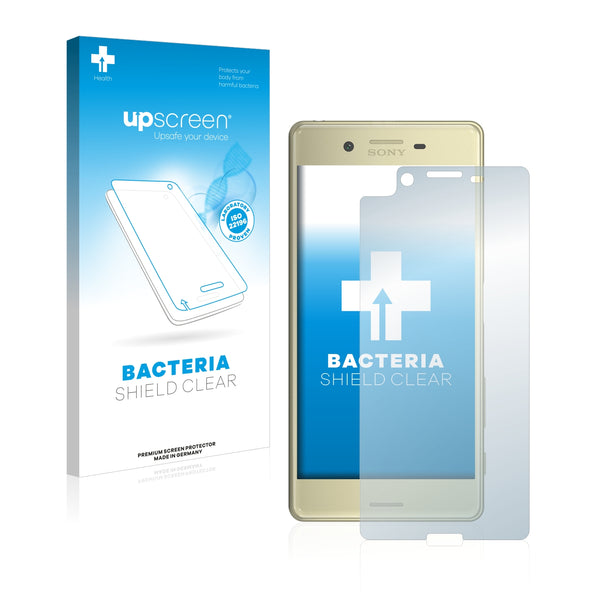 upscreen Bacteria Shield Clear Premium Antibacterial Screen Protector for Sony Xperia X