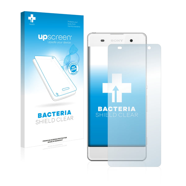 upscreen Bacteria Shield Clear Premium Antibacterial Screen Protector for Sony Xperia XA
