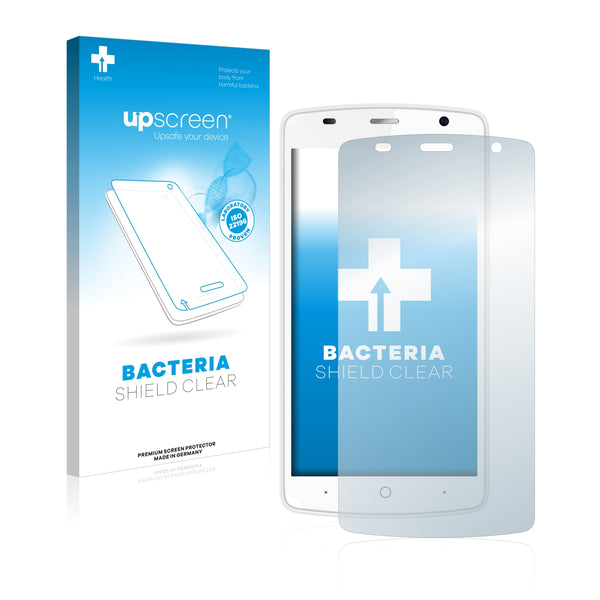 upscreen Bacteria Shield Clear Premium Antibacterial Screen Protector for ZTE Blade L5