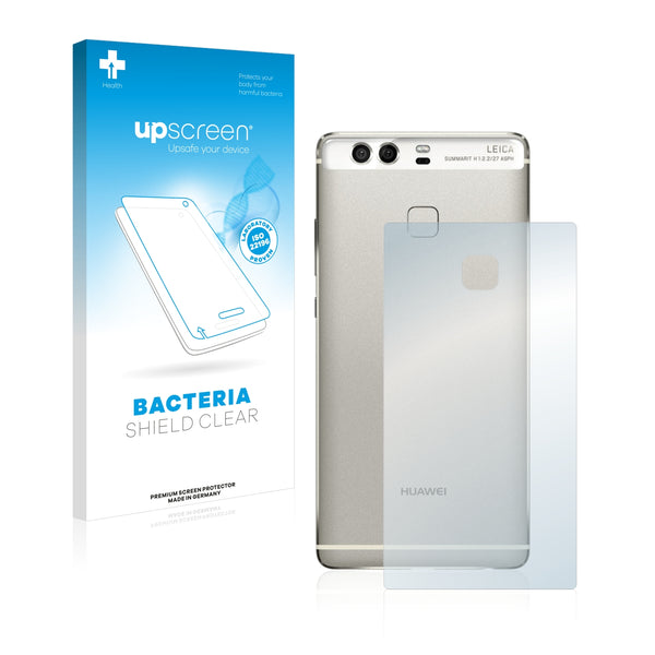 upscreen Bacteria Shield Clear Premium Antibacterial Screen Protector for Huawei P9 (Back)