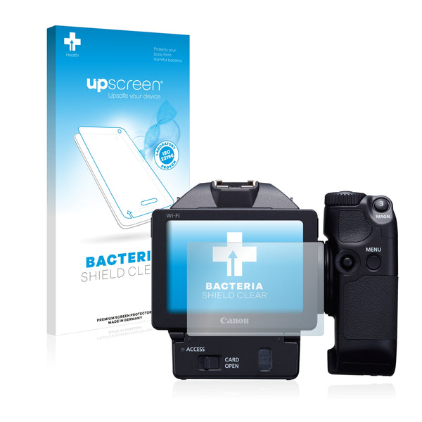 upscreen Bacteria Shield Clear Premium Antibacterial Screen Protector for Canon Cinema EOS XC10