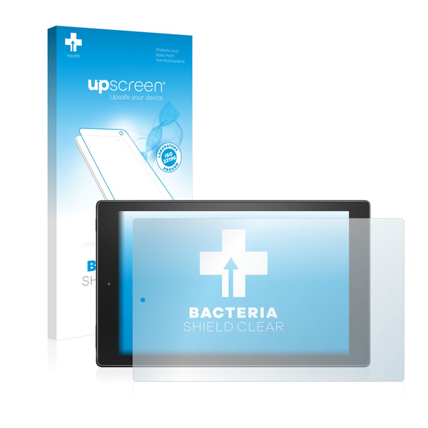 upscreen Bacteria Shield Clear Premium Antibacterial Screen Protector for Amazon Fire HD 10 2015 (5th. generation)