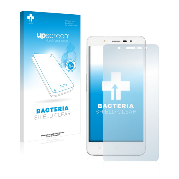 upscreen Bacteria Shield Clear Premium Antibacterial Screen Protector for Medion Life S5004 (MD 99722)