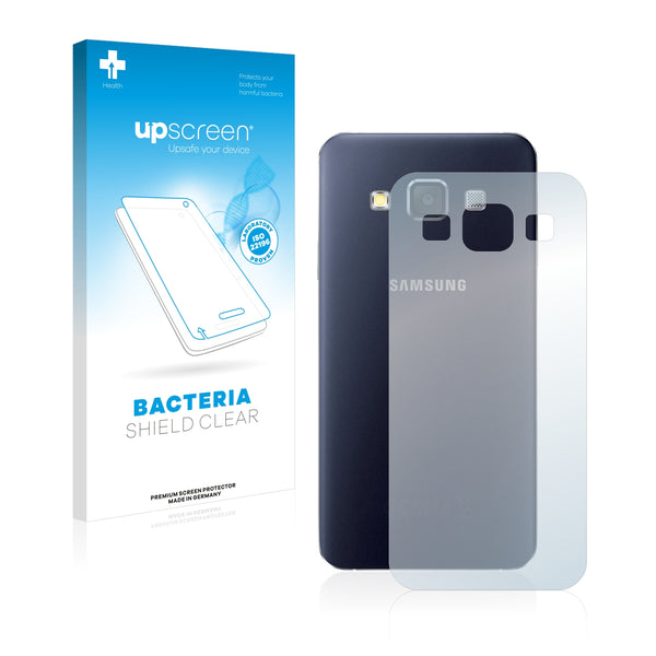 upscreen Bacteria Shield Clear Premium Antibacterial Screen Protector for Samsung Galaxy A3 2015 (Back)