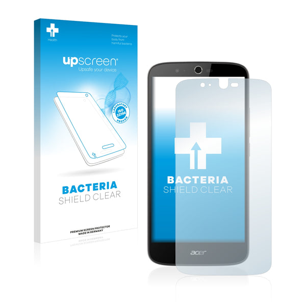 upscreen Bacteria Shield Clear Premium Antibacterial Screen Protector for Acer Liquid Zest Plus