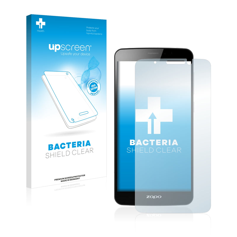 upscreen Bacteria Shield Clear Premium Antibacterial Screen Protector for Zopo Color S5