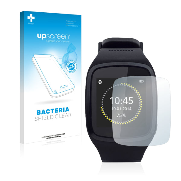 upscreen Bacteria Shield Clear Premium Antibacterial Screen Protector for MyKronoz ZeSplash
