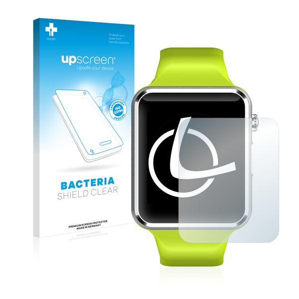 upscreen Bacteria Shield Clear Premium Antibacterial Screen Protector for Leotec Sport