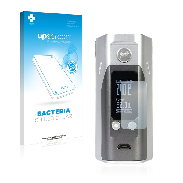 upscreen Bacteria Shield Clear Premium Antibacterial Screen Protector for Wismec Reuleaux RX200S