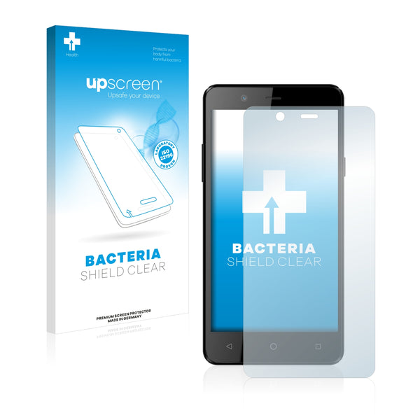 upscreen Bacteria Shield Clear Premium Antibacterial Screen Protector for Archos 50 Titanium 4G