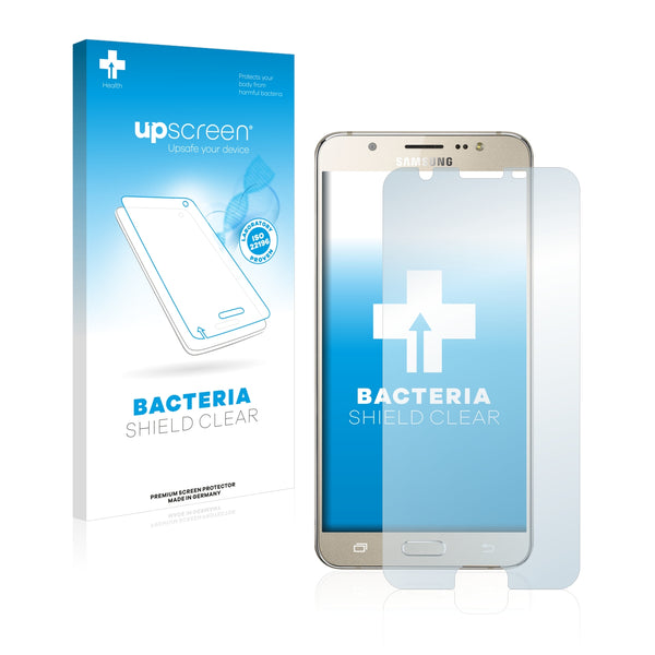 upscreen Bacteria Shield Clear Premium Antibacterial Screen Protector for Samsung Galaxy J7 Prime