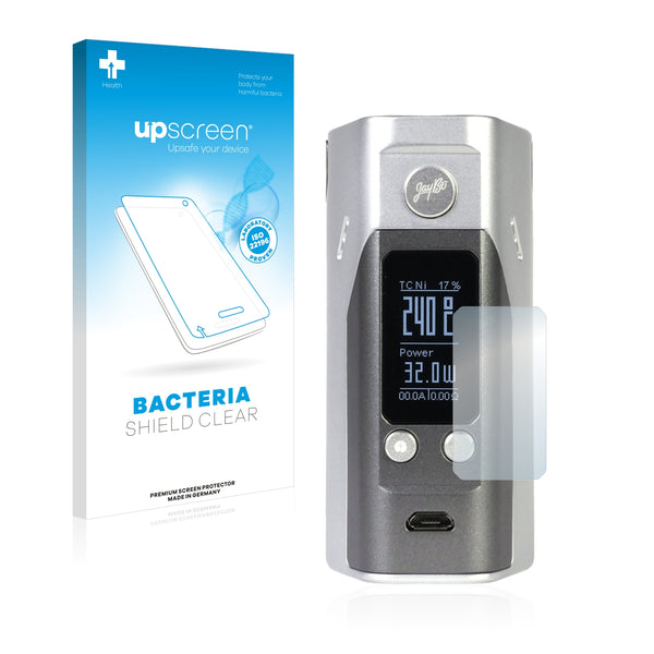 upscreen Bacteria Shield Clear Premium Antibacterial Screen Protector for Wismec Reuleaux RX200