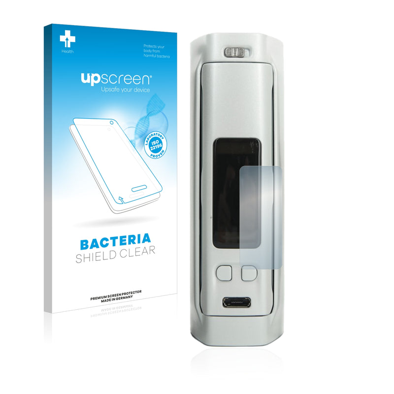 upscreen Bacteria Shield Clear Premium Antibacterial Screen Protector for Wismec Presa TC100W