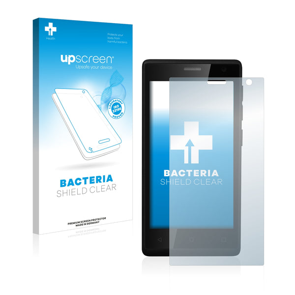 upscreen Bacteria Shield Clear Premium Antibacterial Screen Protector for Prestigio Wize O3