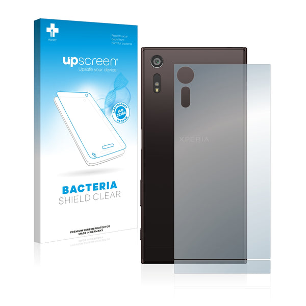 upscreen Bacteria Shield Clear Premium Antibacterial Screen Protector for Sony Xperia XZ (Back)