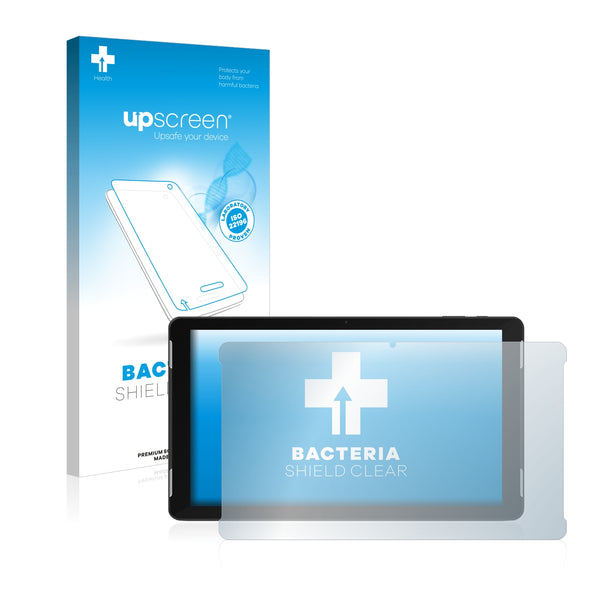 upscreen Bacteria Shield Clear Premium Antibacterial Screen Protector for TrekStor SurfTab Theatre