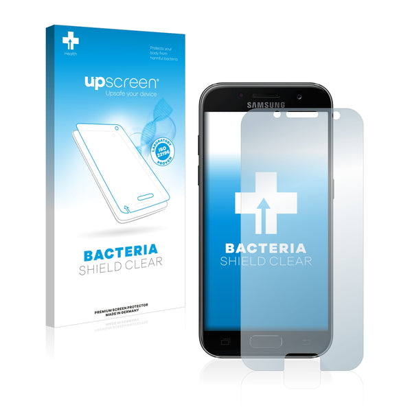upscreen Bacteria Shield Clear Premium Antibacterial Screen Protector for Samsung Galaxy A3 2017