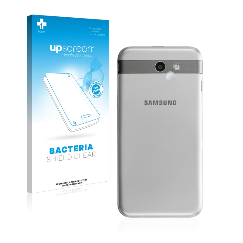 upscreen Bacteria Shield Clear Premium Antibacterial Screen Protector for Samsung Galaxy J3 2017 (Camera)