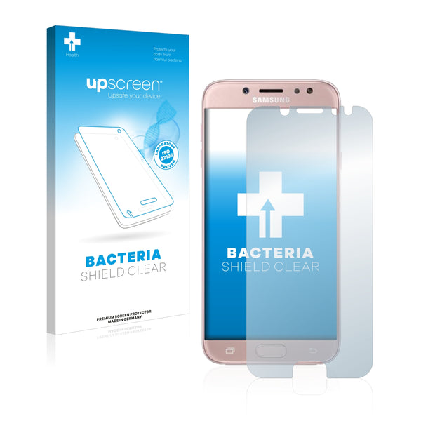 upscreen Bacteria Shield Clear Premium Antibacterial Screen Protector for Samsung Galaxy J7 2017