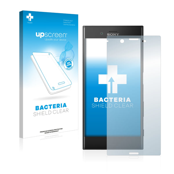 upscreen Bacteria Shield Clear Premium Antibacterial Screen Protector for Sony Xperia XZs