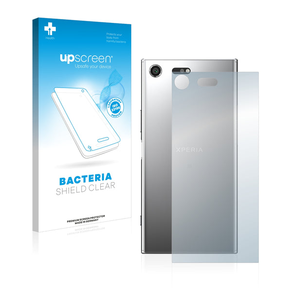 upscreen Bacteria Shield Clear Premium Antibacterial Screen Protector for Sony Xperia XZ Premium (Back)
