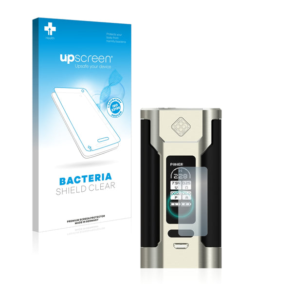 upscreen Bacteria Shield Clear Premium Antibacterial Screen Protector for Wismec Predator 228