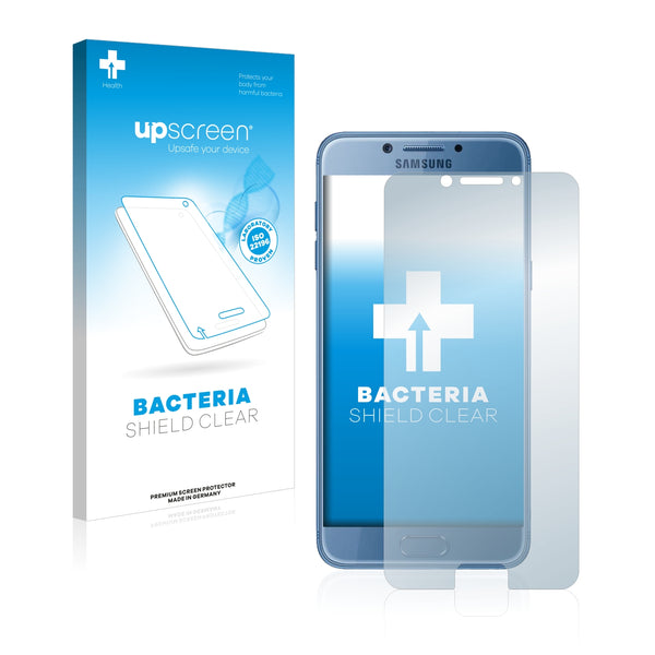 upscreen Bacteria Shield Clear Premium Antibacterial Screen Protector for Samsung Galaxy C5 Pro