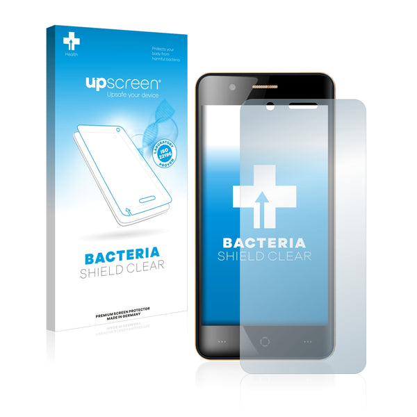 upscreen Bacteria Shield Clear Premium Antibacterial Screen Protector for Winnovo K43