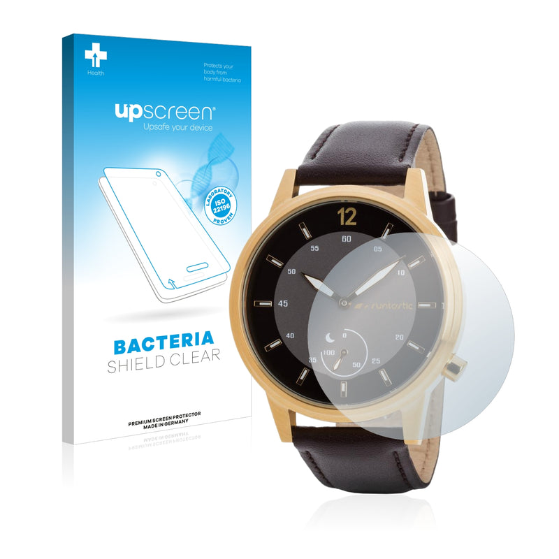 upscreen Bacteria Shield Clear Premium Antibacterial Screen Protector for Runtastic Moment Classic