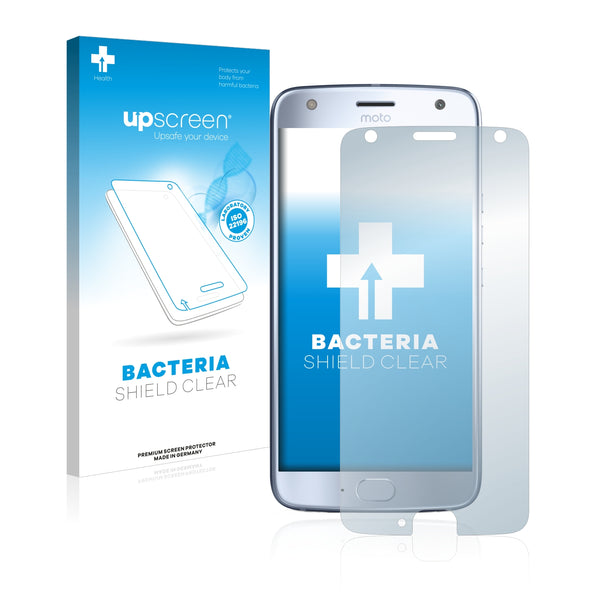 upscreen Bacteria Shield Clear Premium Antibacterial Screen Protector for Lenovo Moto X4