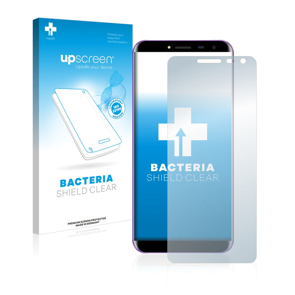 upscreen Bacteria Shield Clear Premium Antibacterial Screen Protector for Oukitel C8