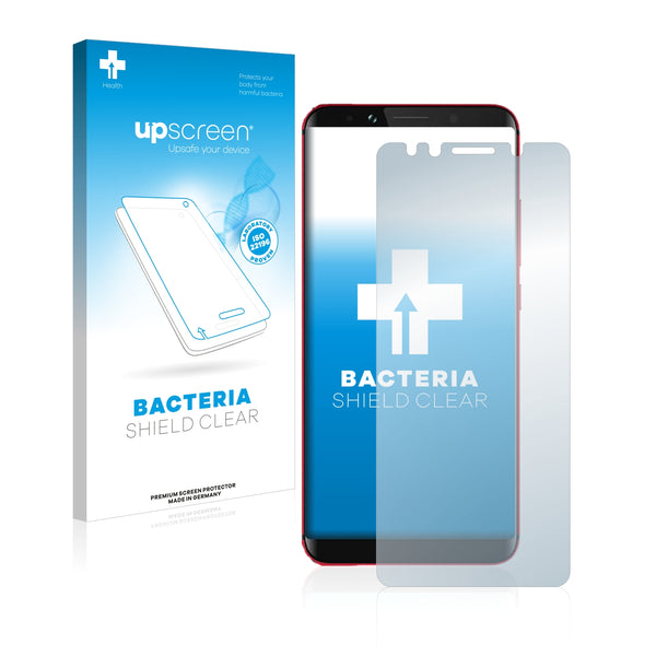 upscreen Bacteria Shield Clear Premium Antibacterial Screen Protector for Umidigi S2
