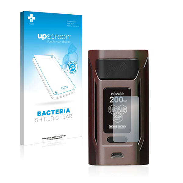 upscreen Bacteria Shield Clear Premium Antibacterial Screen Protector for Wismec Reuleaux RX2 20700