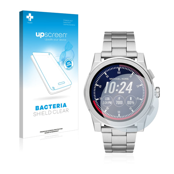 upscreen Bacteria Shield Clear Premium Antibacterial Screen Protector for Michael Kors Access Grayson
